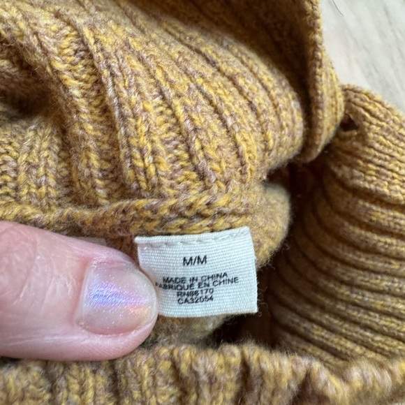 Anthropologie Moth cable knit crochet turtle neck sweater size medium - Picture 7 of 7